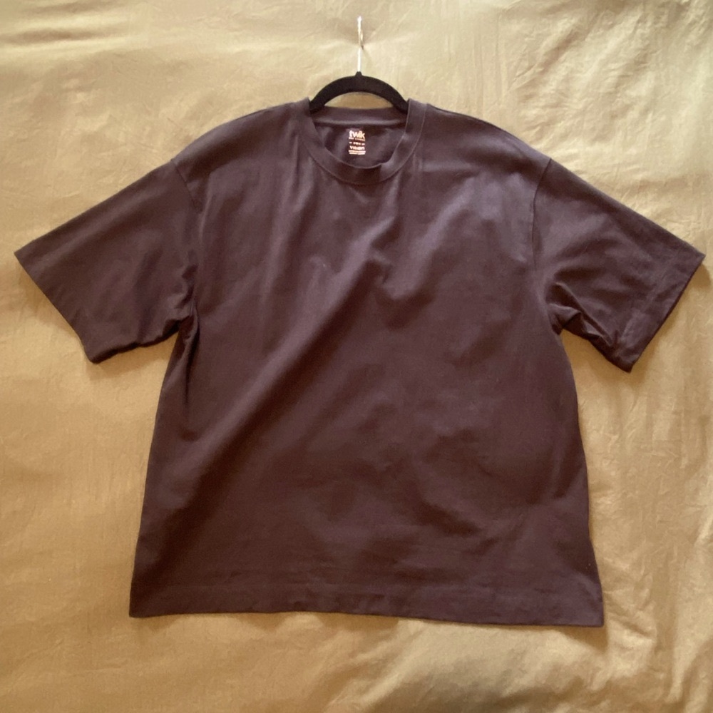Oversized Solid Black Tee
